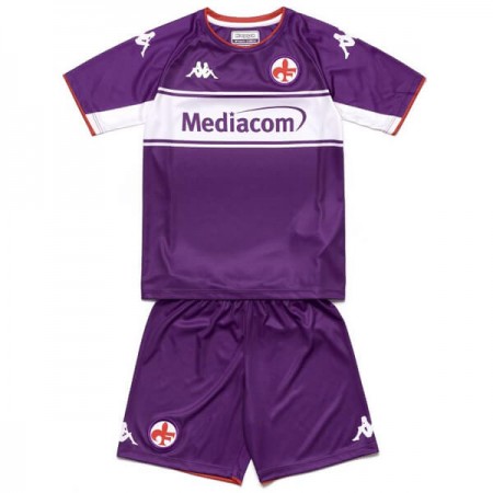 ACF Fiorentina Barn Hjemmedraktsett 2021-2022 Kortermet (+ Korte bukser)